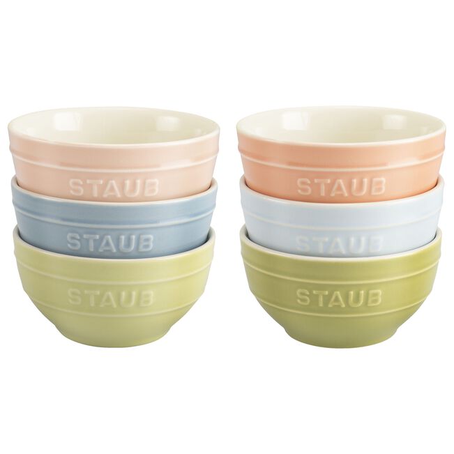 MACARON BOWL 6PC SET, 4.5"
