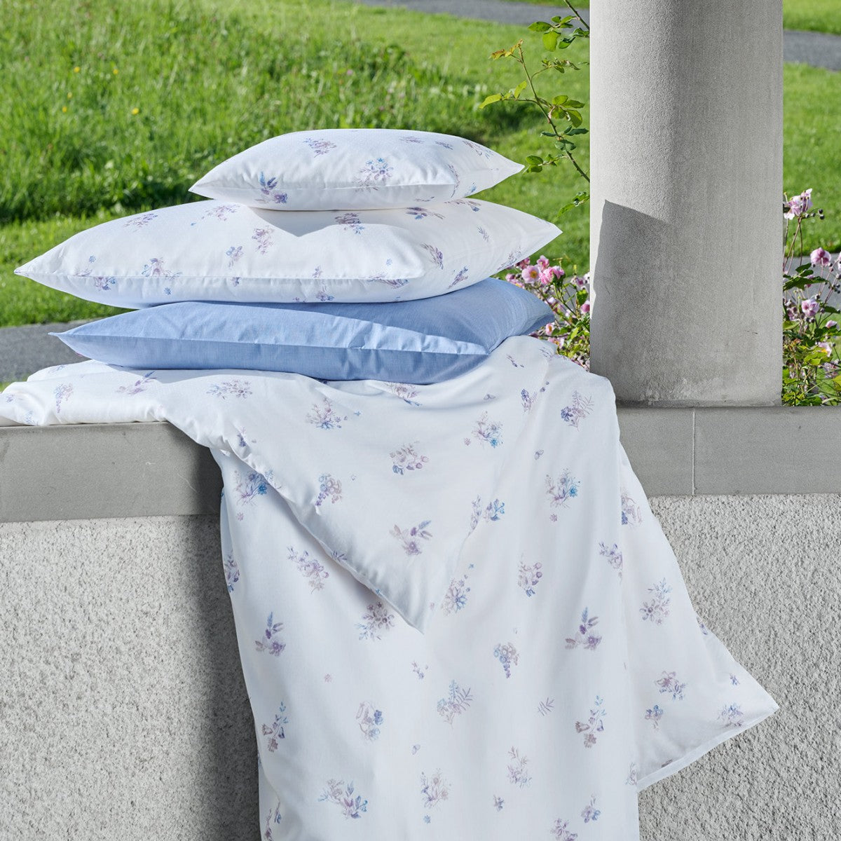 Christian Fischbacher Premium Duvet Cover Set, FIORELLA FINE SATIN