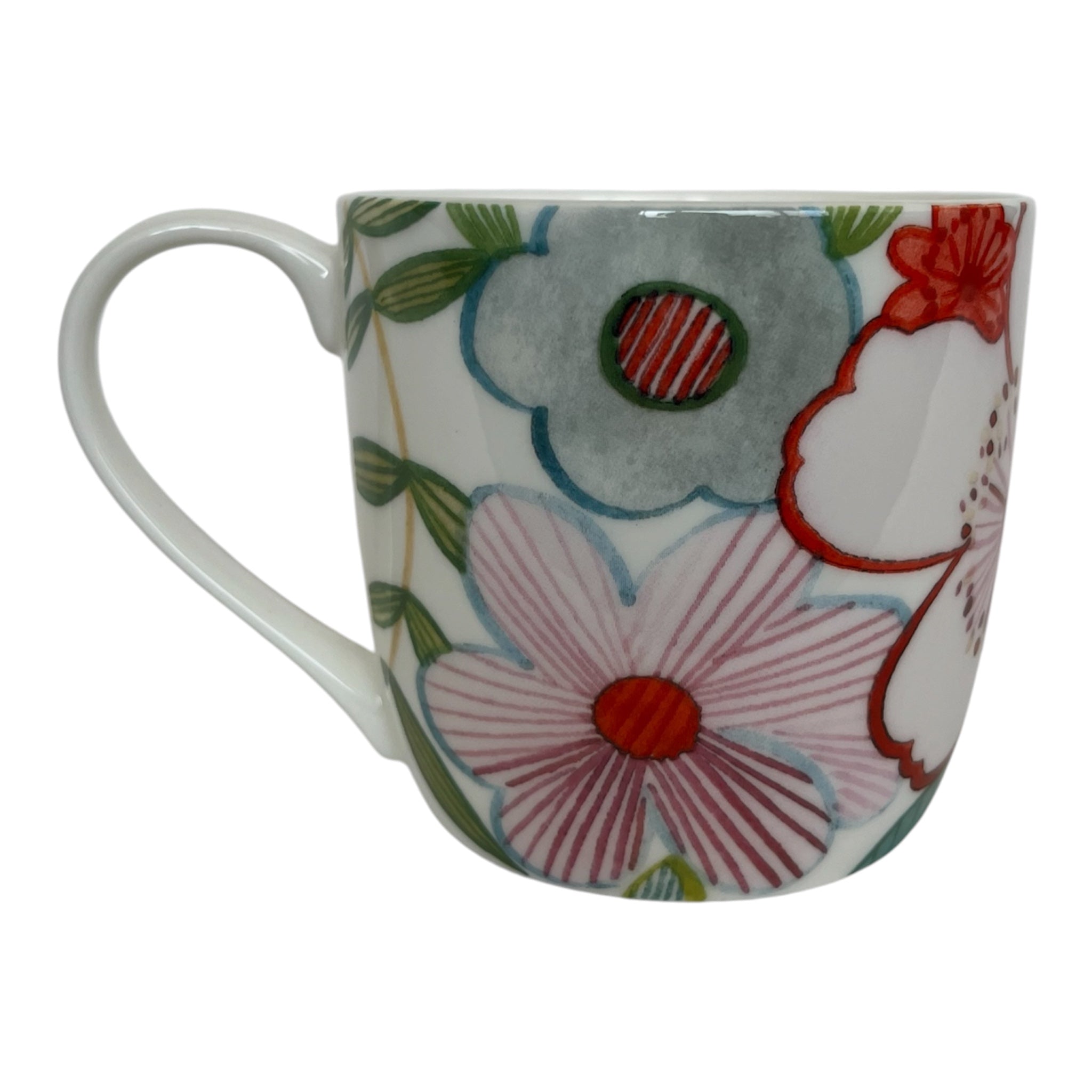 Mug Jade Retro Flowers