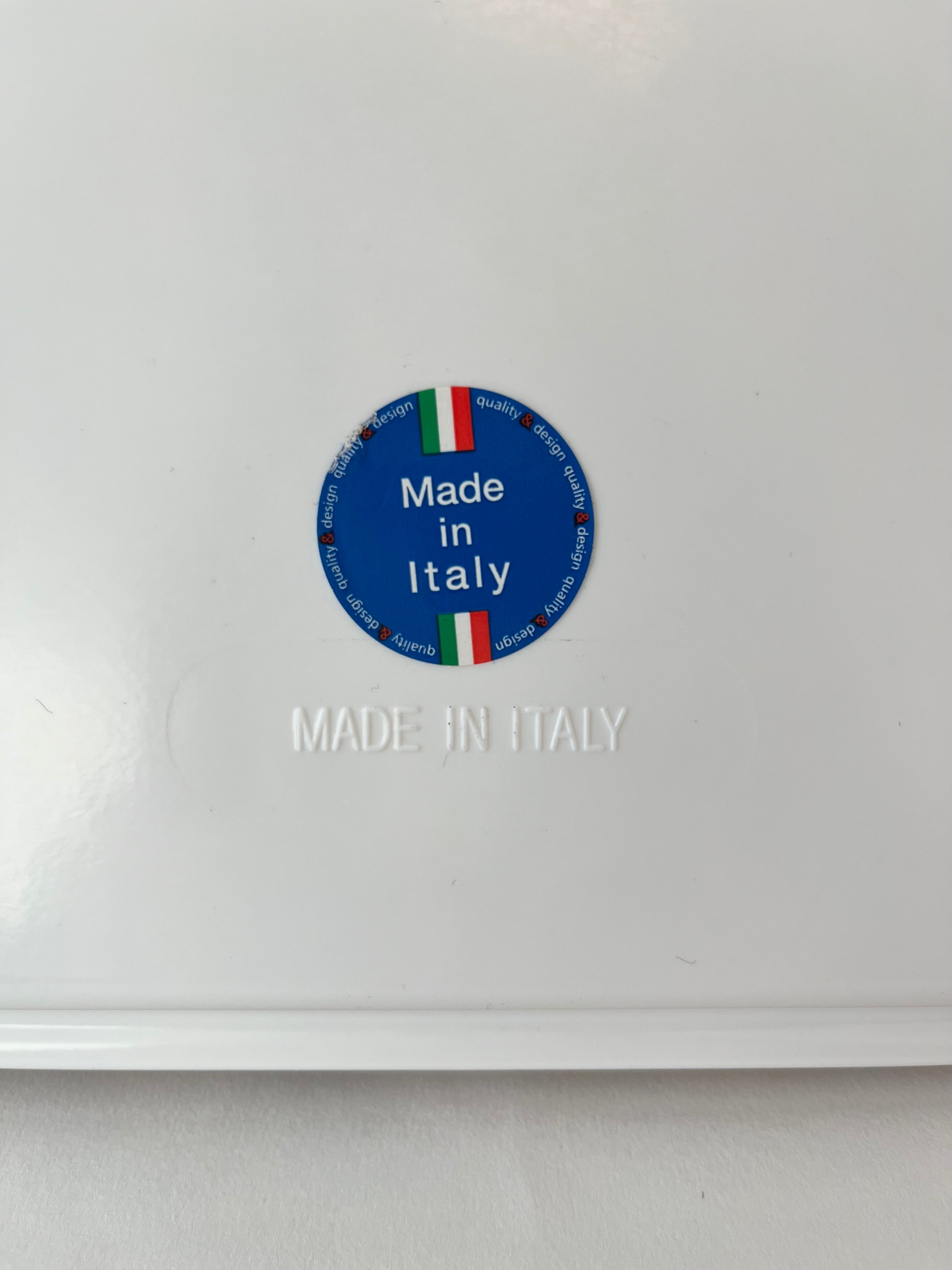 Italian Melamine Serving Tray 18.5x13" Flowers