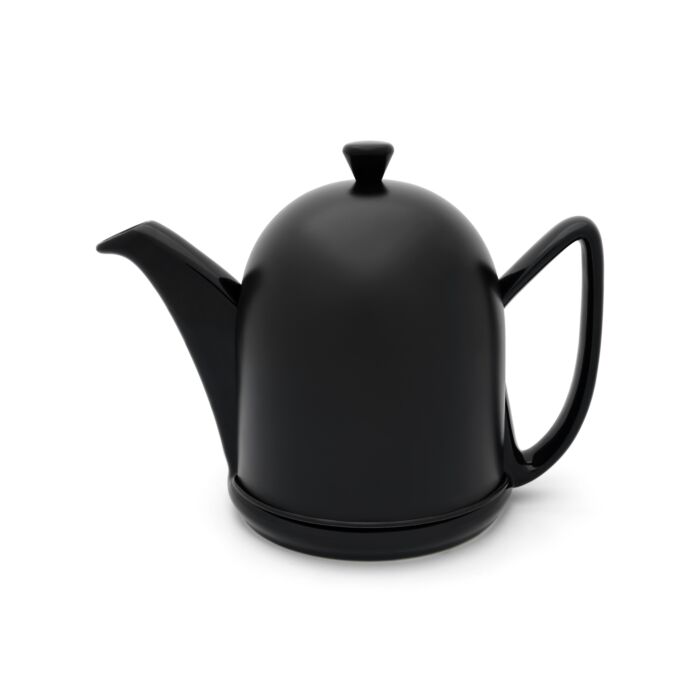 1L Ceramic Teapot, Black Cosy Manto