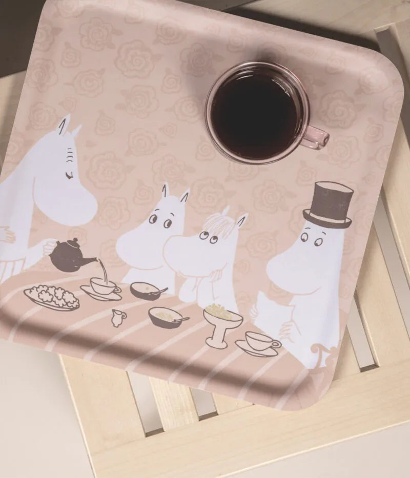 MOOMIN TRAY 33X33, COFFEE TIME