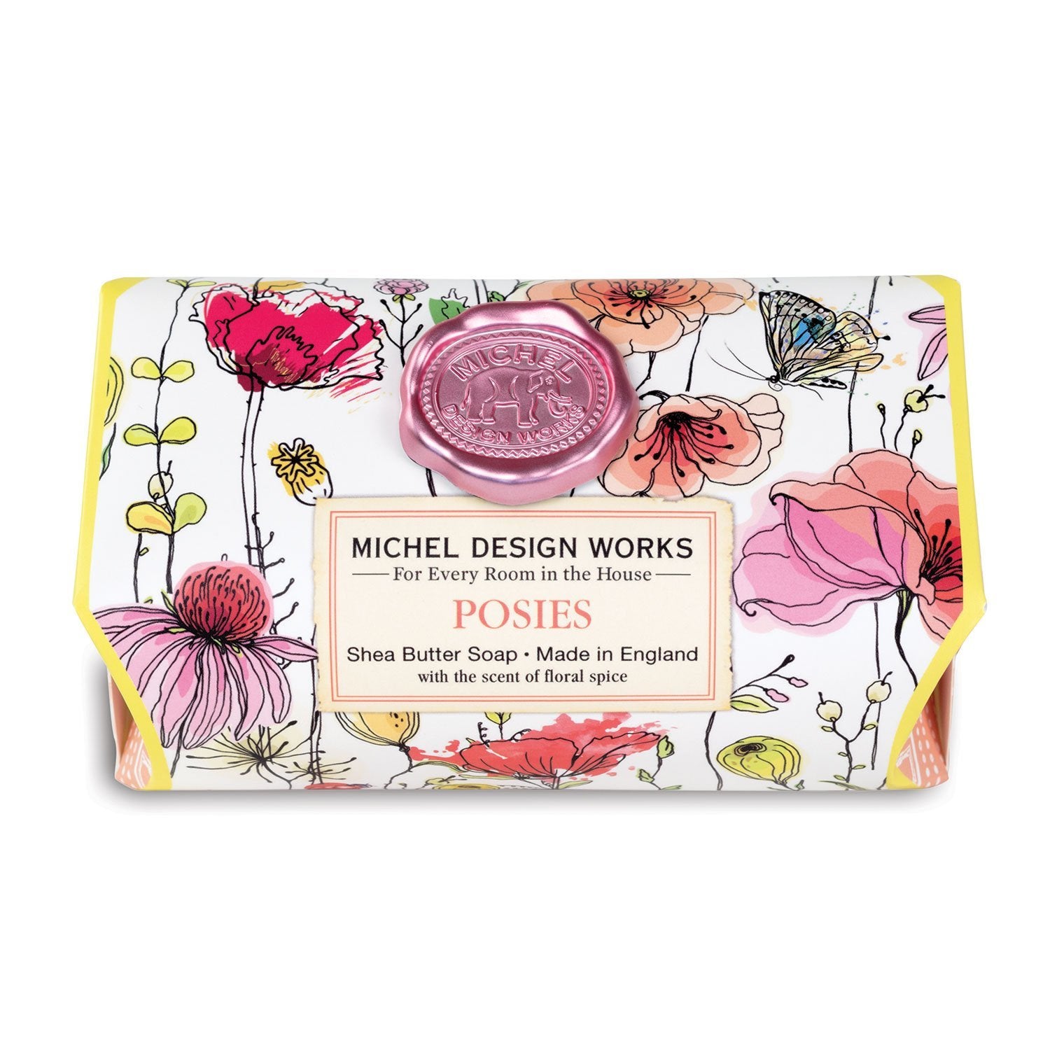 Michel Design Large Bath Soap, Posies