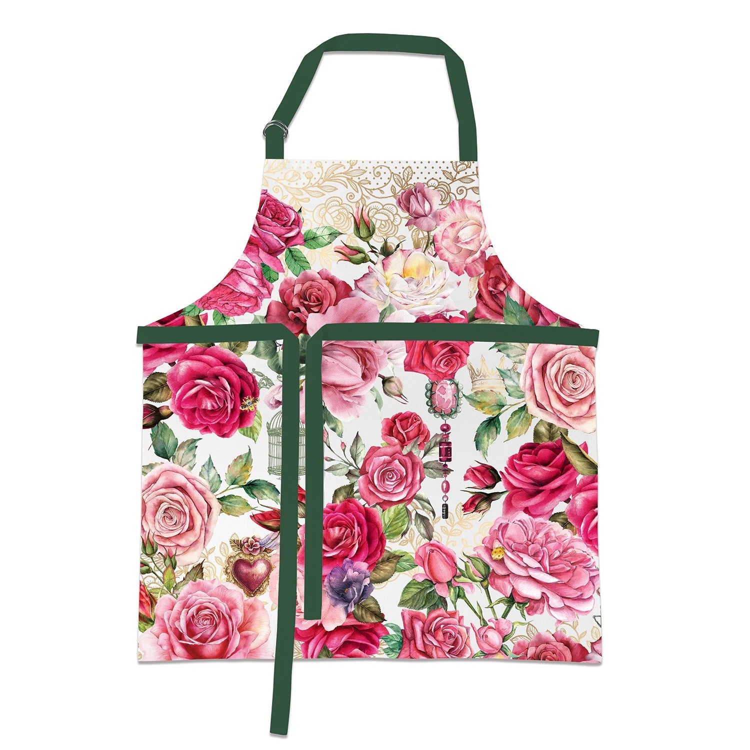 Michel Design Works Apron, Royal Rose