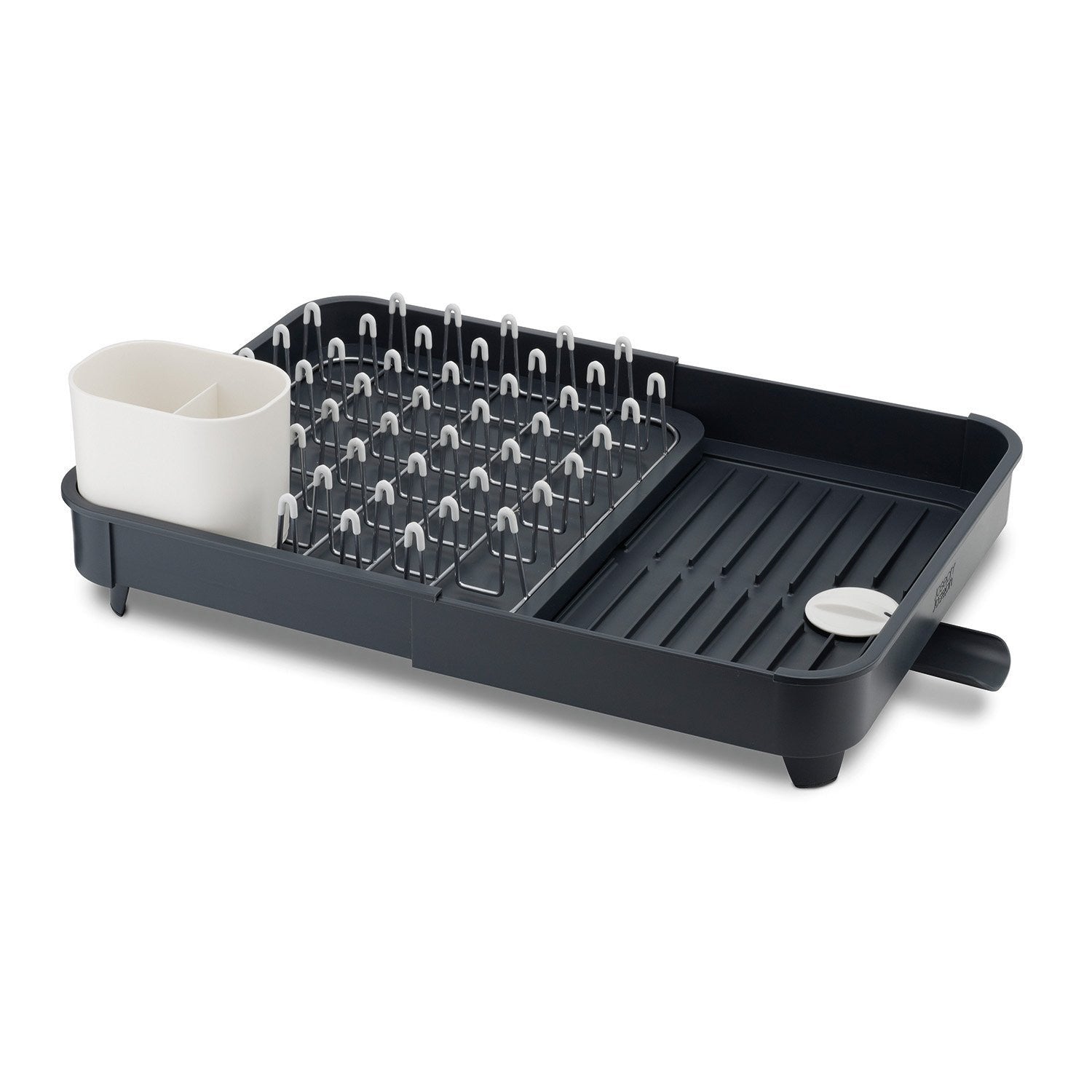 Joseph Joseph Extend Expandable Dish Rack with Draining Plug, Grey