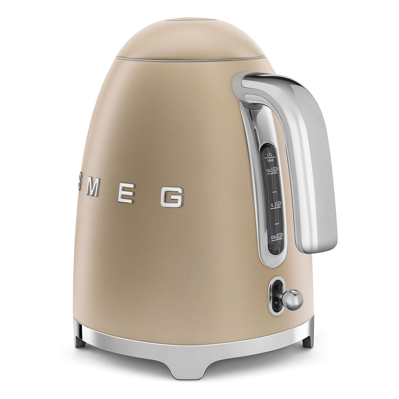 SMEG Kettle 3D Logo, Matte Champagne