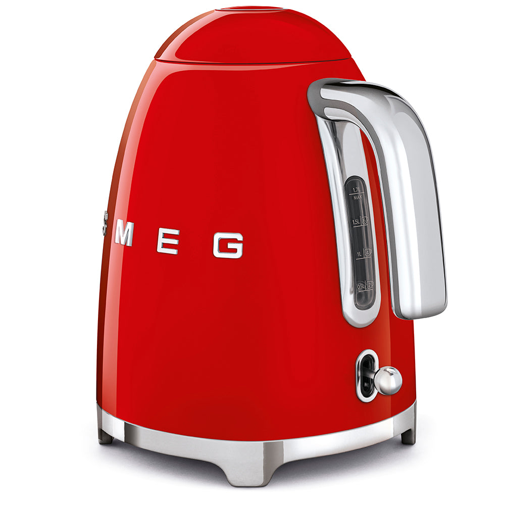 SMEG Kettle 3D Logo, Red