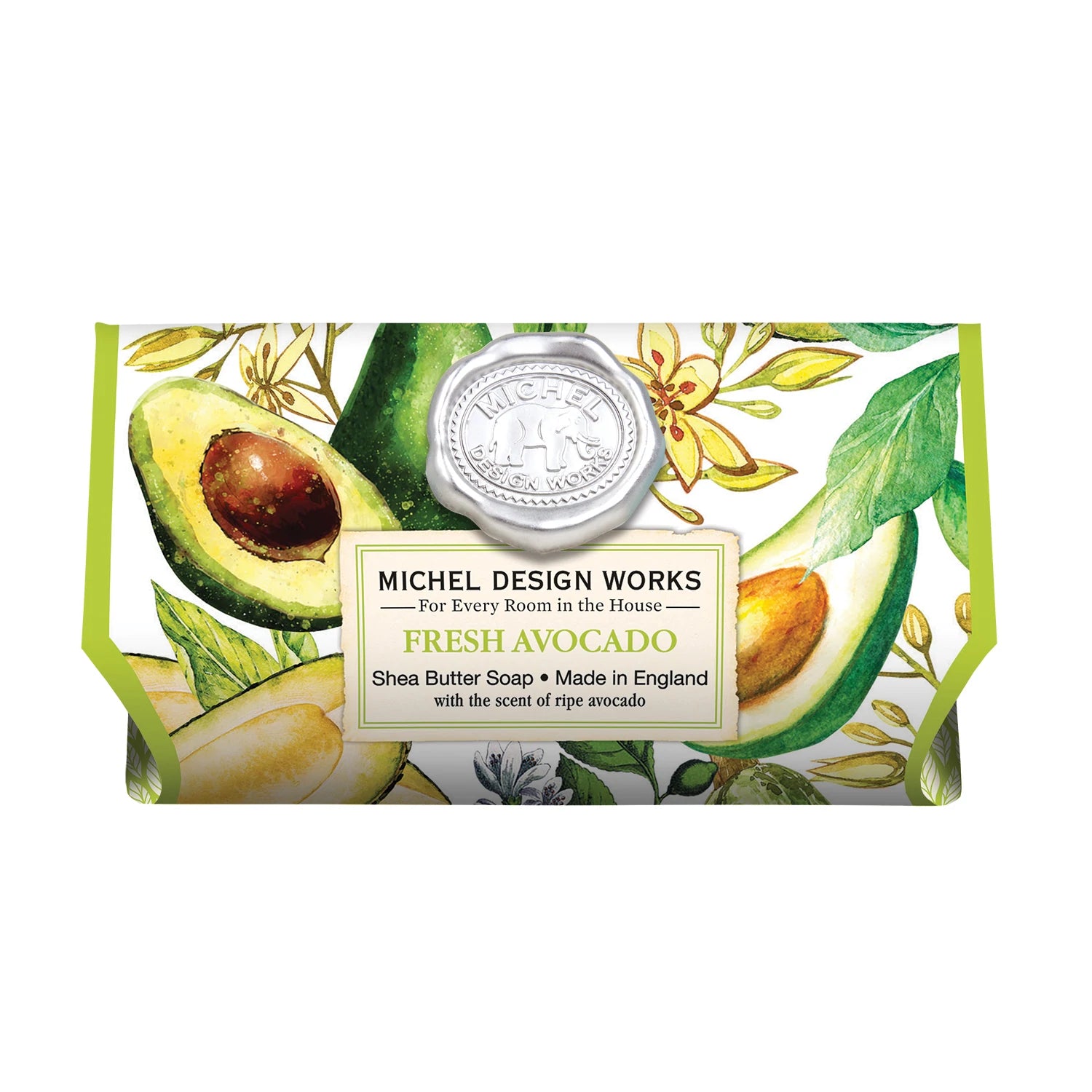 Michel Design Large Bath Soap, Fresh Avocado