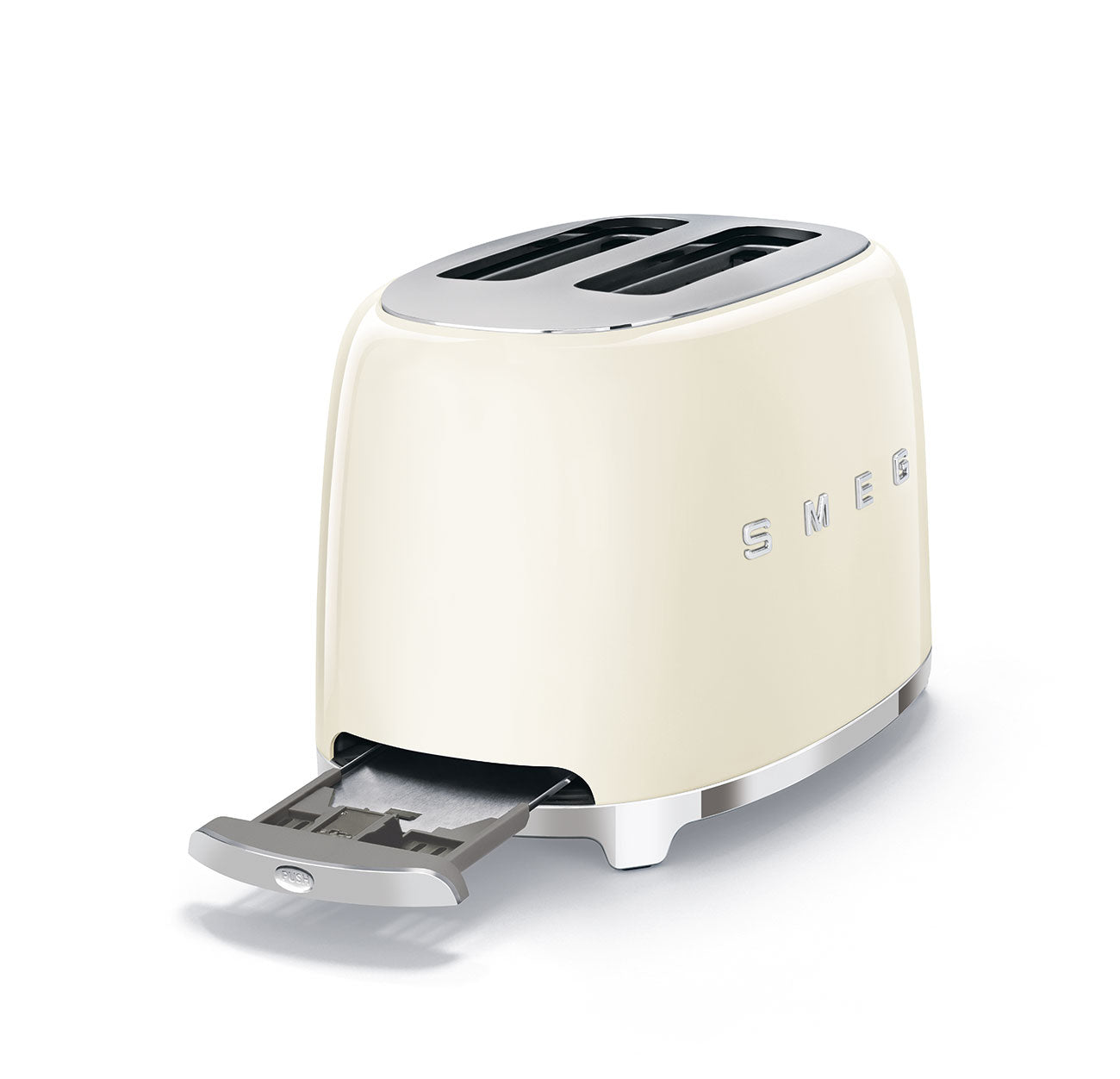 SMEG 2 Slice Toaster, Cream