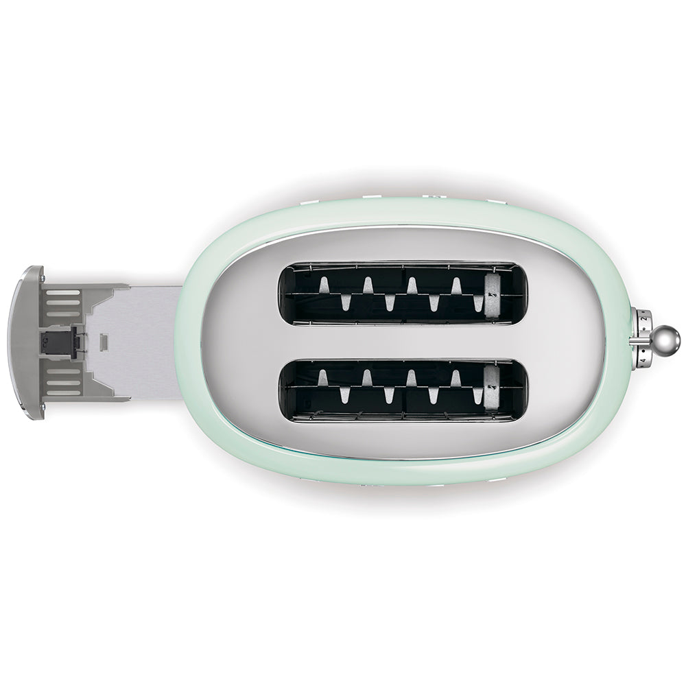 SMEG 2 Slice Toaster, Pastel Green