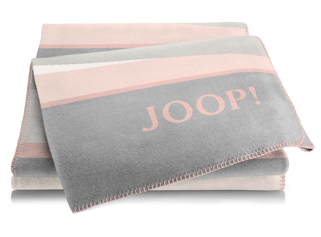 Joop! Bright Blanket, Rose/Graphite 150x200