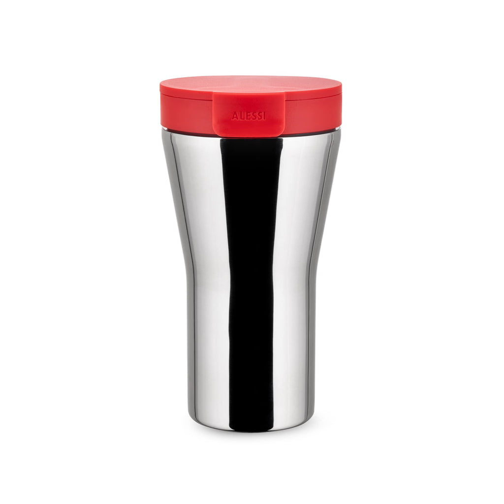 Alessi Caffa Travel Mug, Red