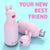 ASOBU Bestie Animal Bottle 16 oz. Bunny