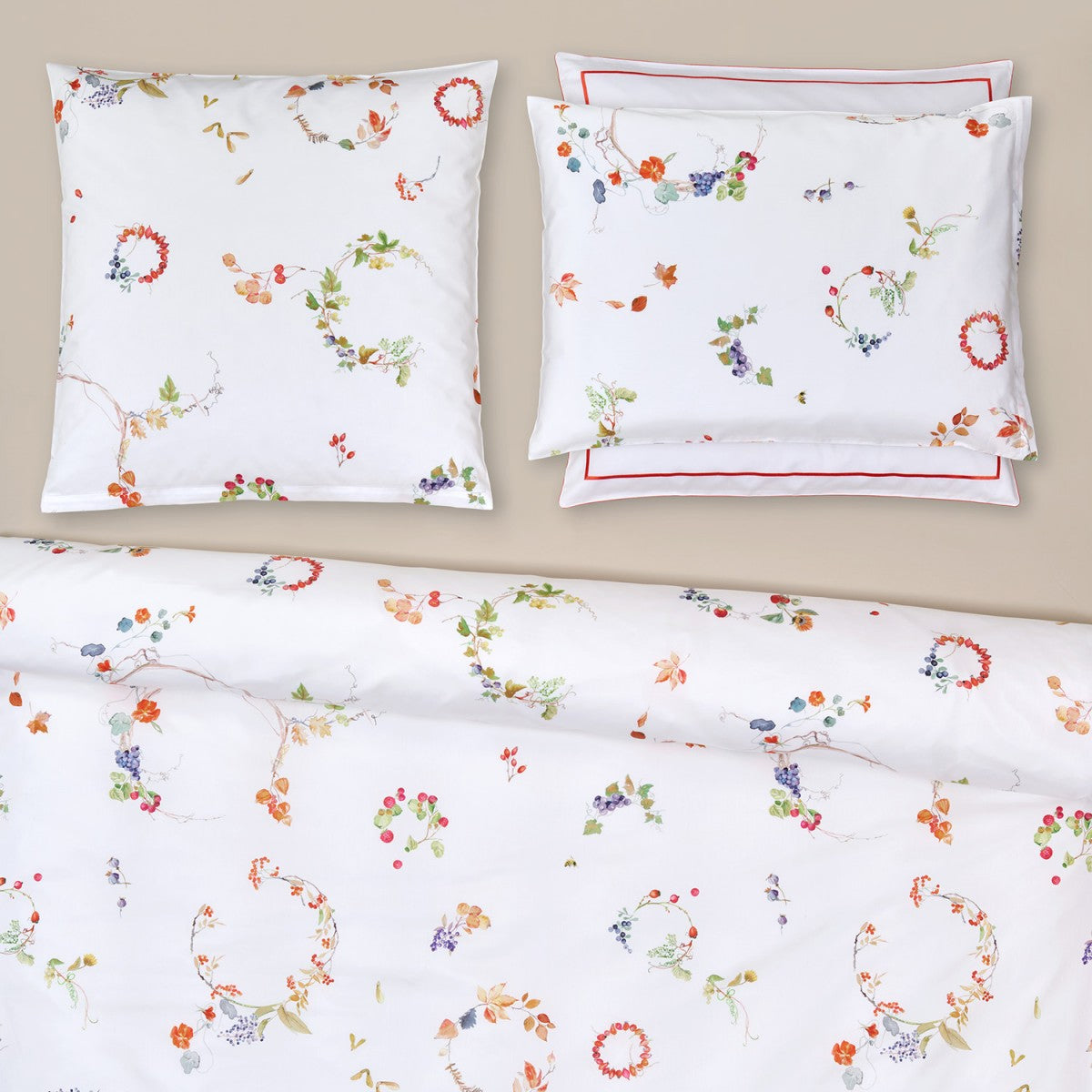 Christian Fischbacher Premium Duvet Cover Set, INDIAN SUMMER SATIN