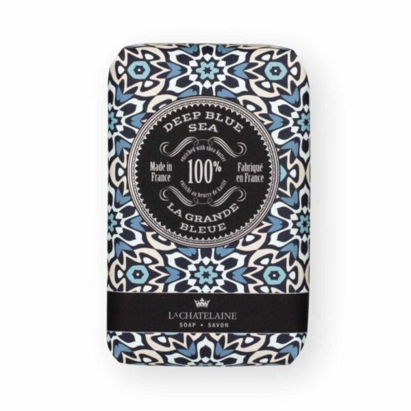 La Chatelaine MEN'S LUXURY SOAP 250G, DEEP BLUE SEA