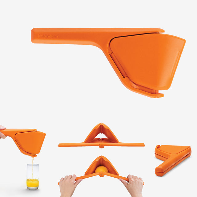 Dreamfarm Fluicer Citrus Juicer, Orange
