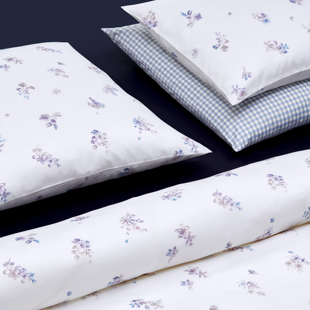Christian Fischbacher Premium Duvet Cover Set, FIORELLA FINE SATIN
