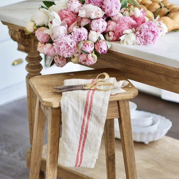 Couleur Nature Vintage Linen Kitchen Towels