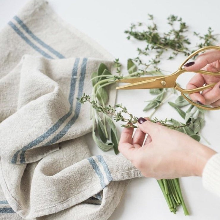 Couleur Nature Vintage Linen Kitchen Towels