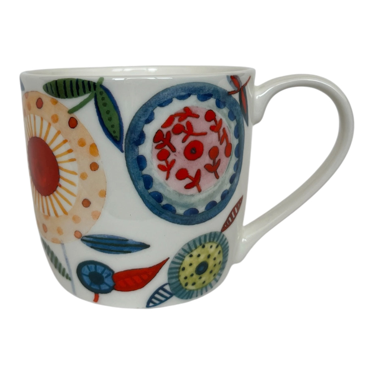 Mug Jade Retro Flowers