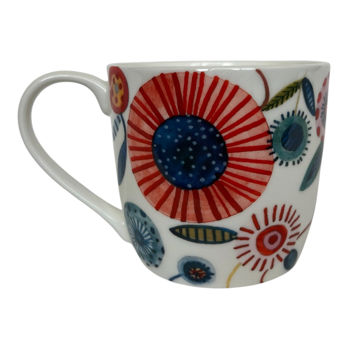 Mug Jade Retro Flowers