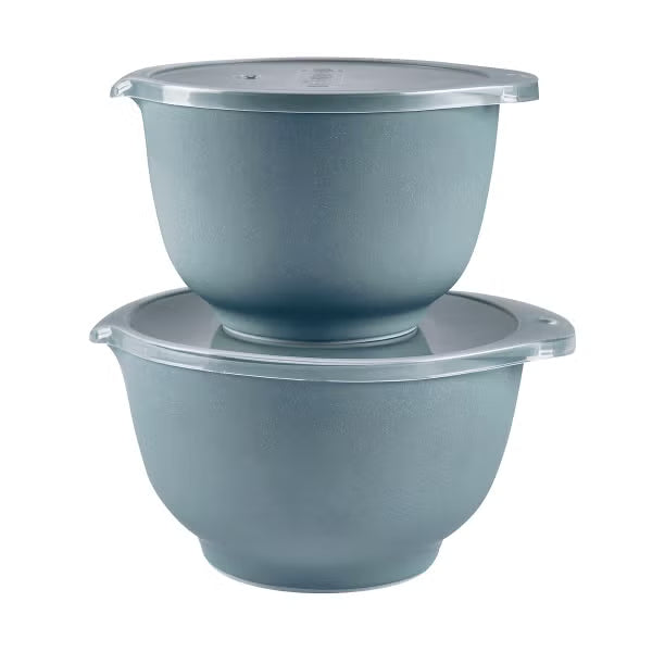 Rosti Margrethe Bowls w/ Lids Set of 2 Pebble Green