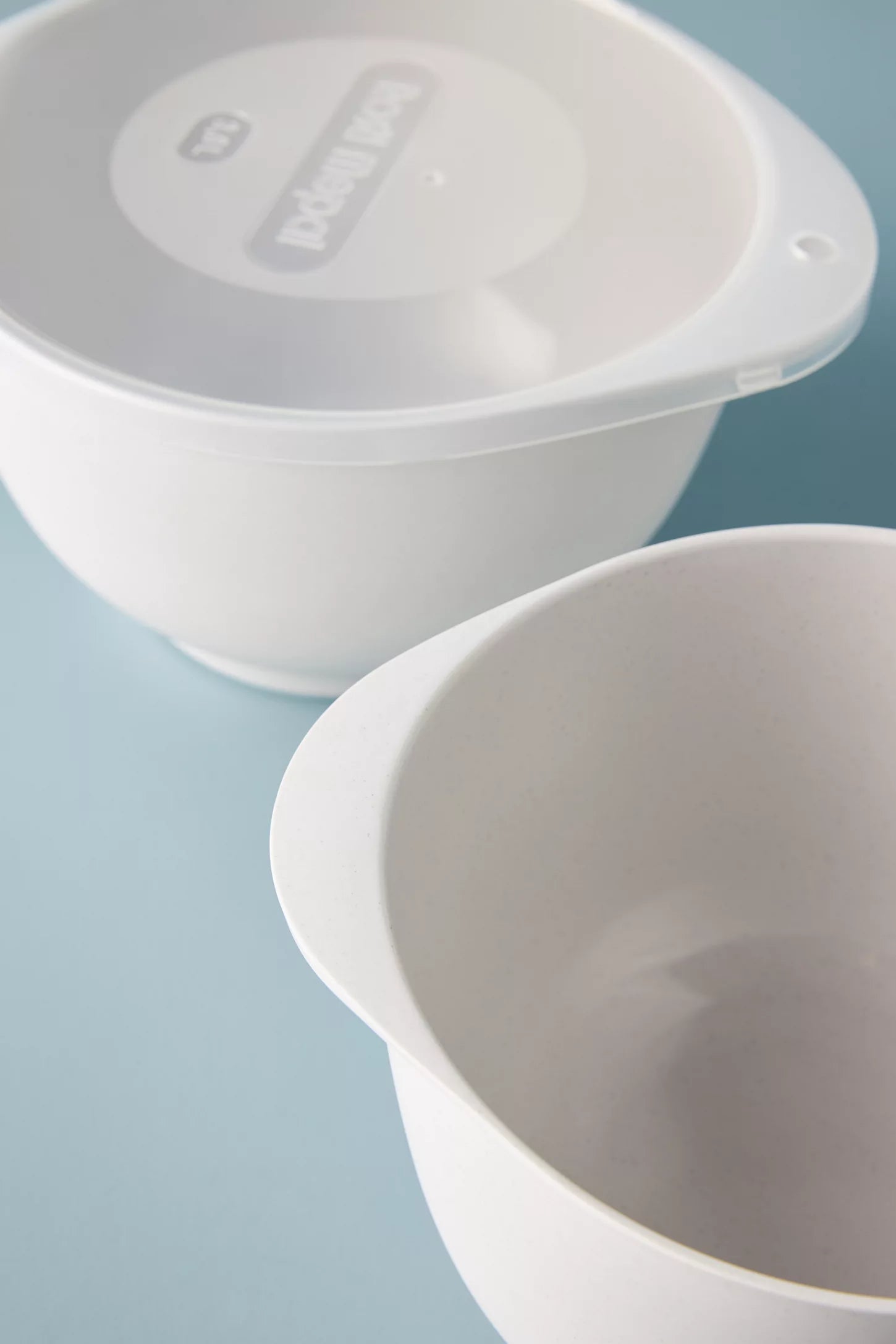 Rosti Margrethe Bowls w/ Lids Set of 2 Pebble White