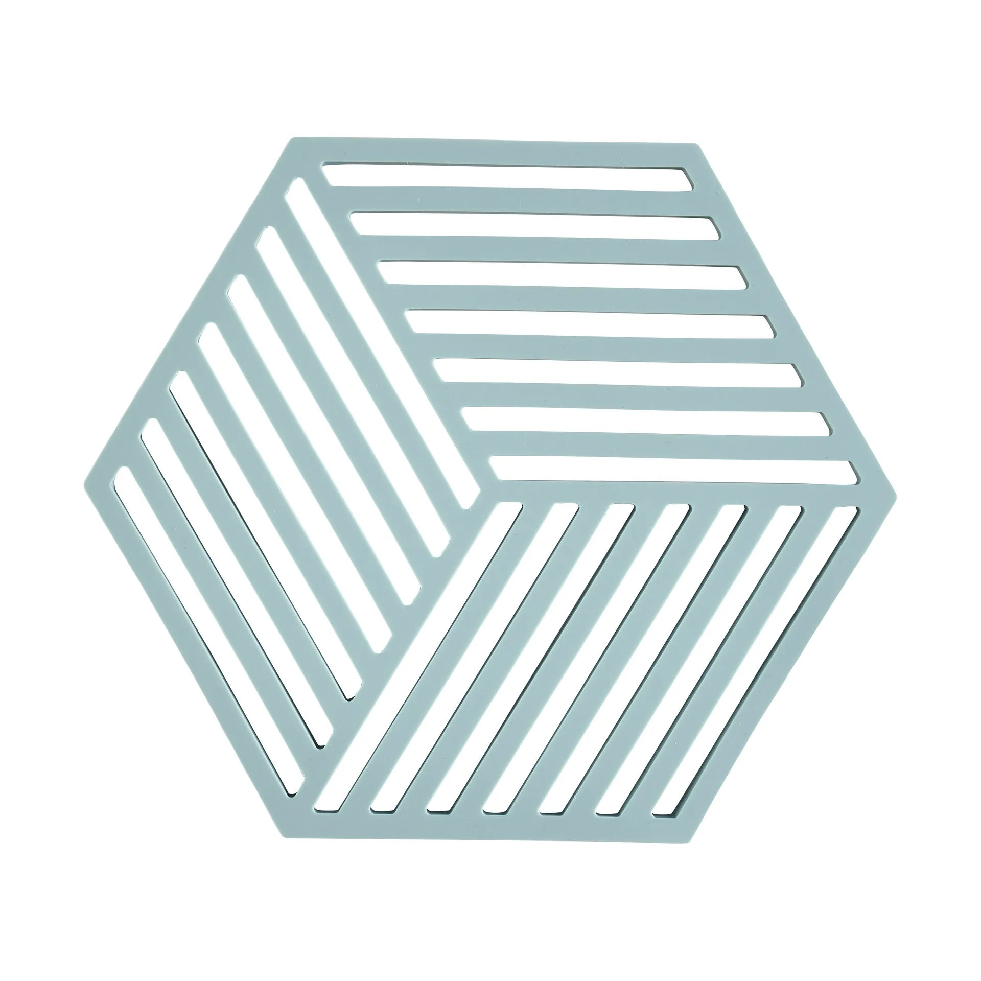 Zone Trivet Hexagon Fog Blue