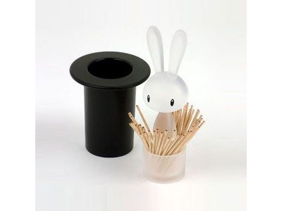 Magic Bunny Toothpick Holder, Black