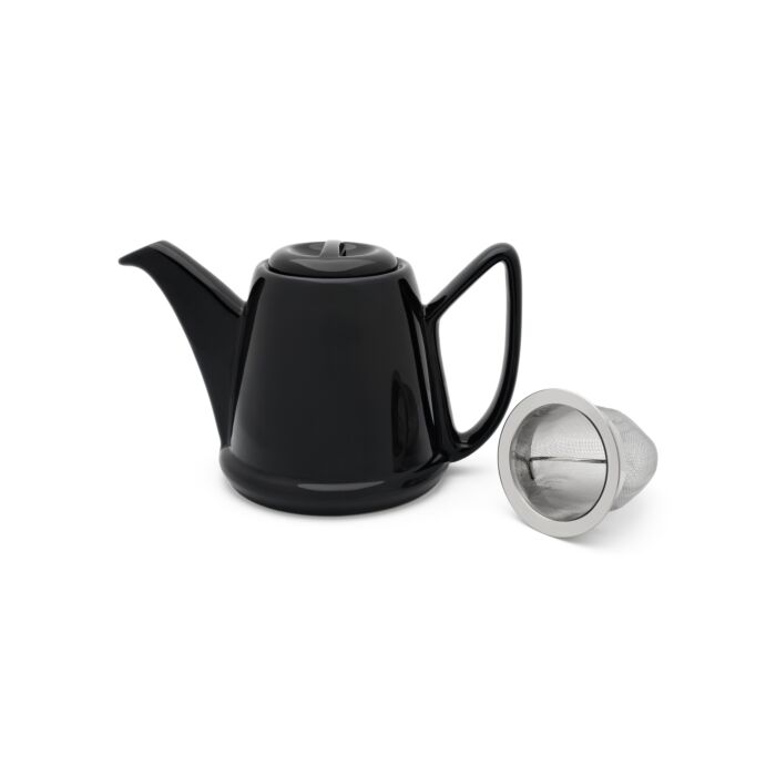 1L Ceramic Teapot, Black Cosy Manto
