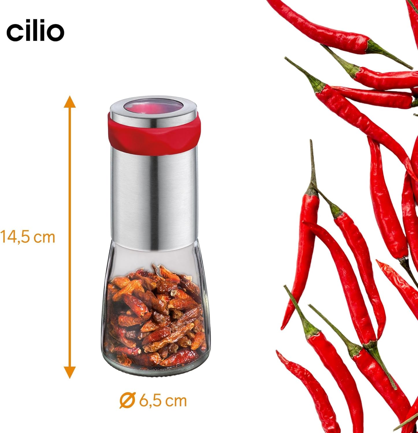 Cilio Premium Piccante Chili Mill Grinder