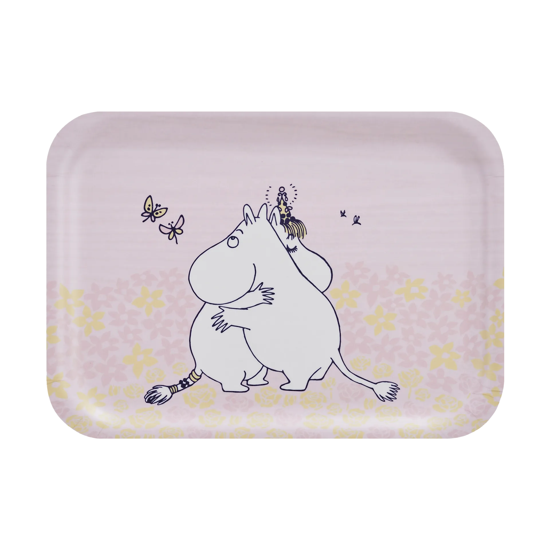 MOOMIN TRAY 27X20CM, THE HUG