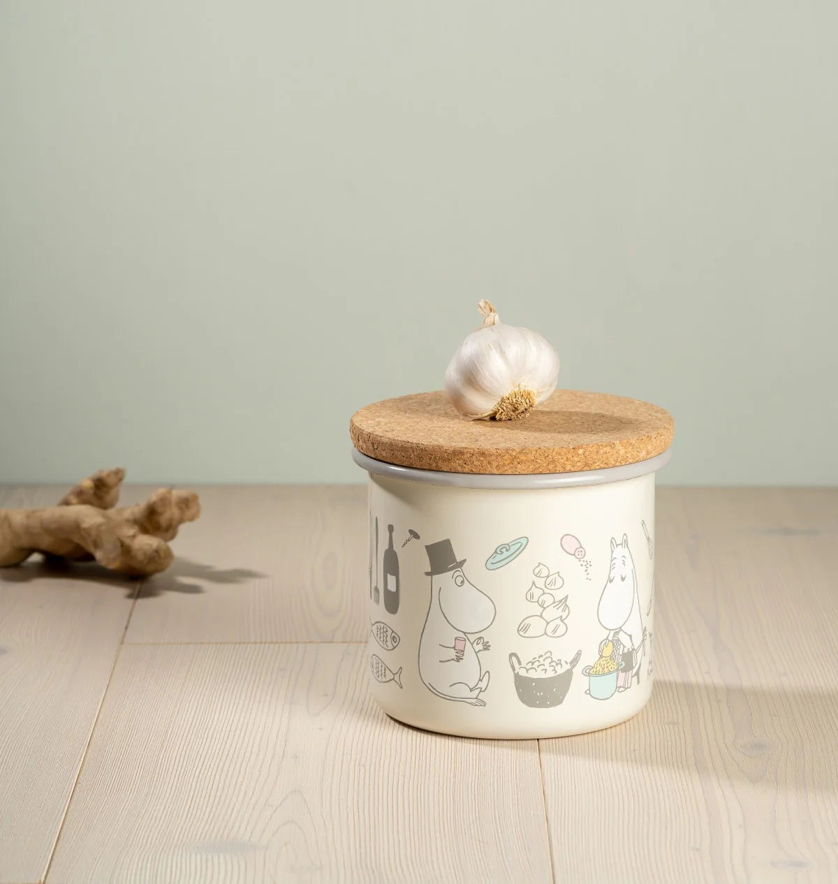 MOOMIN ENAMEL JAR 1.3L BON APPETIT
