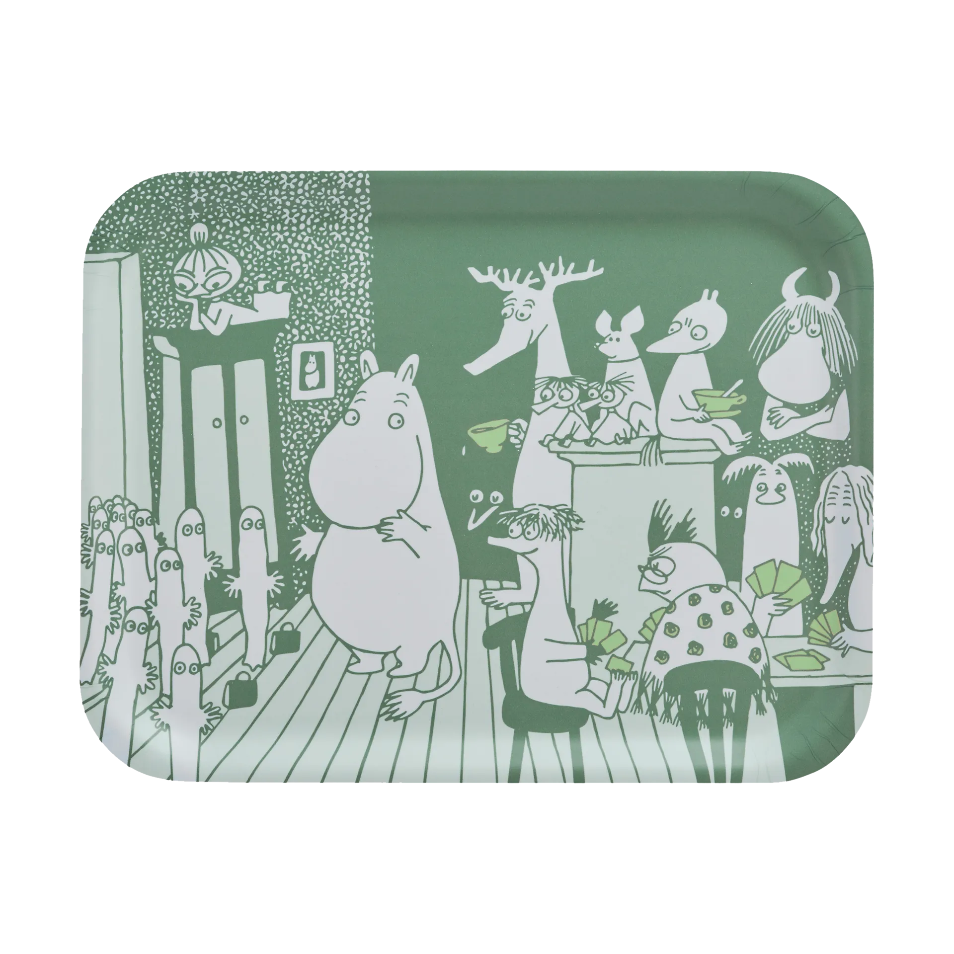 MOOMIN TRAY 36X28CM, ROOM FOR ALL