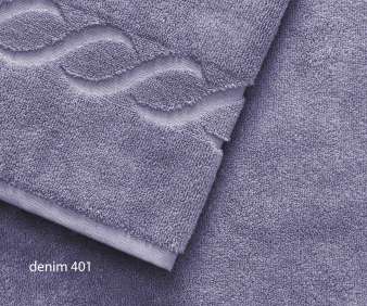 Christian Fischbacher Towel ROMANCE Denim