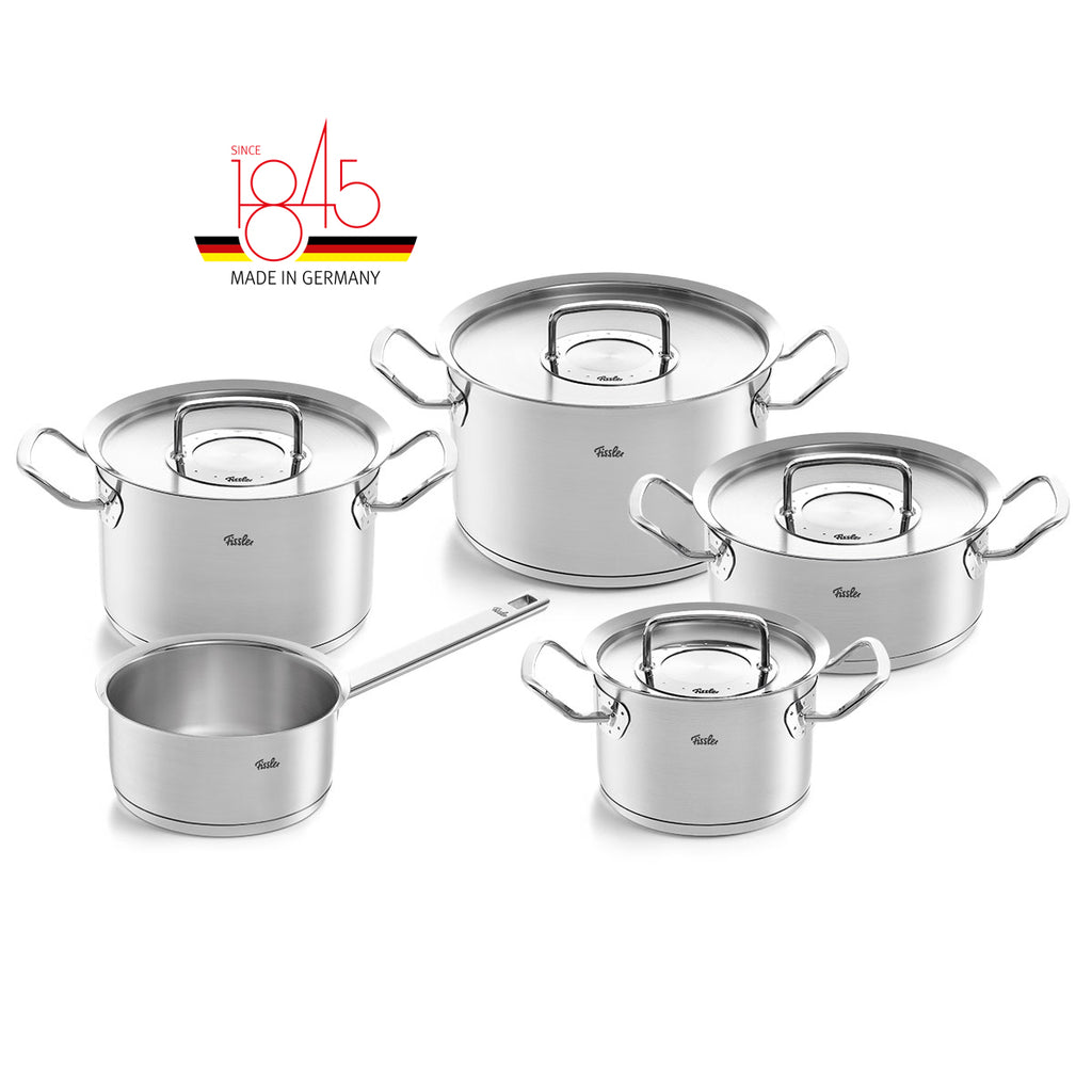 Fissler Original-Profi Collection 9pc Cookware Set with Stainless Steel Lids