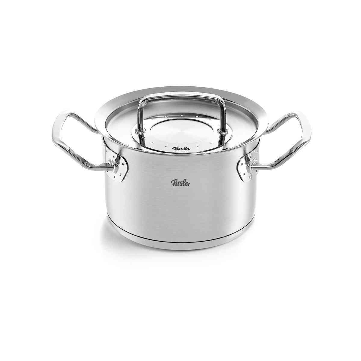 Pure-profi collection Small Stock Pot with Lid, 2.1 Quart