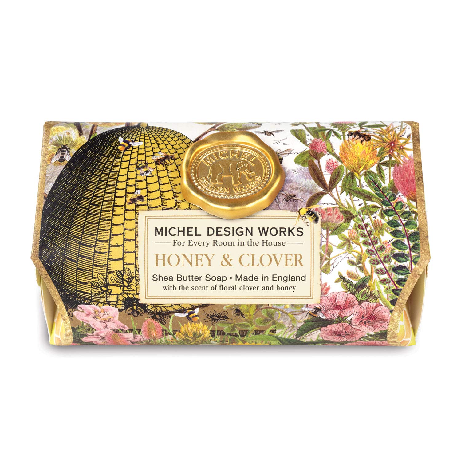 Michel Design Large Bath Soap, Honey & Clover