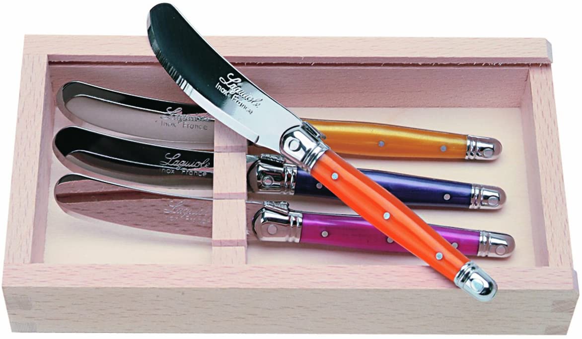 Jean Dubost Laguiole Spreaders 4pc Set, Multi-color