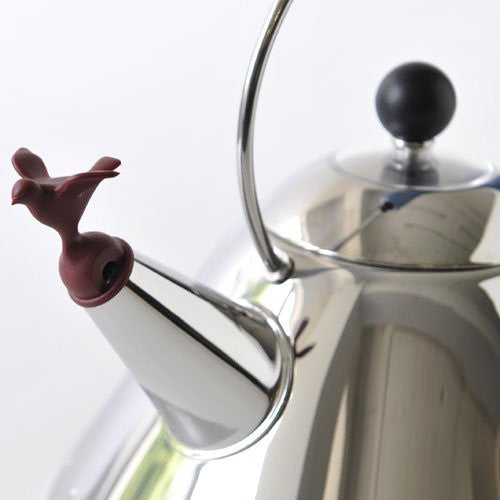Alessi Michael Graves Kettle with Bird Whistle, Blue Handle