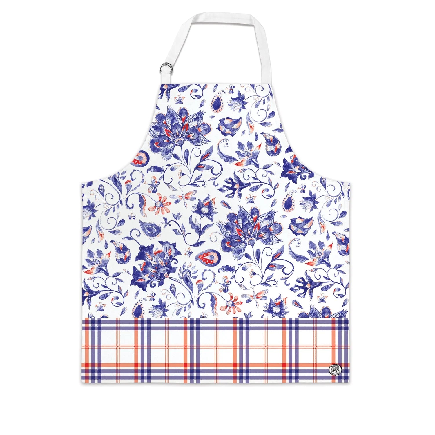 Michel Design Works Apron, Paisley and Plaid
