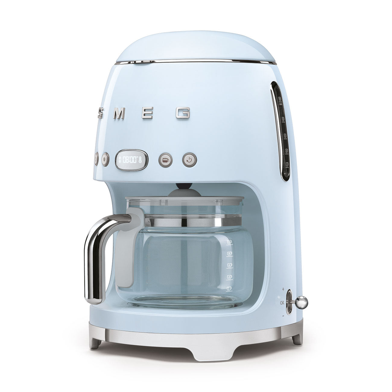 SMEG Drip Filter Coffee Machine, Pastel Blue