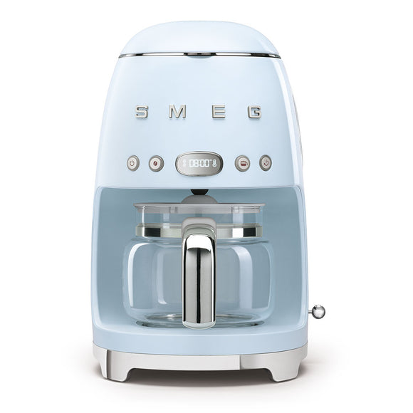 SMEG Drip Filter Coffee Machine, Pastel Blue