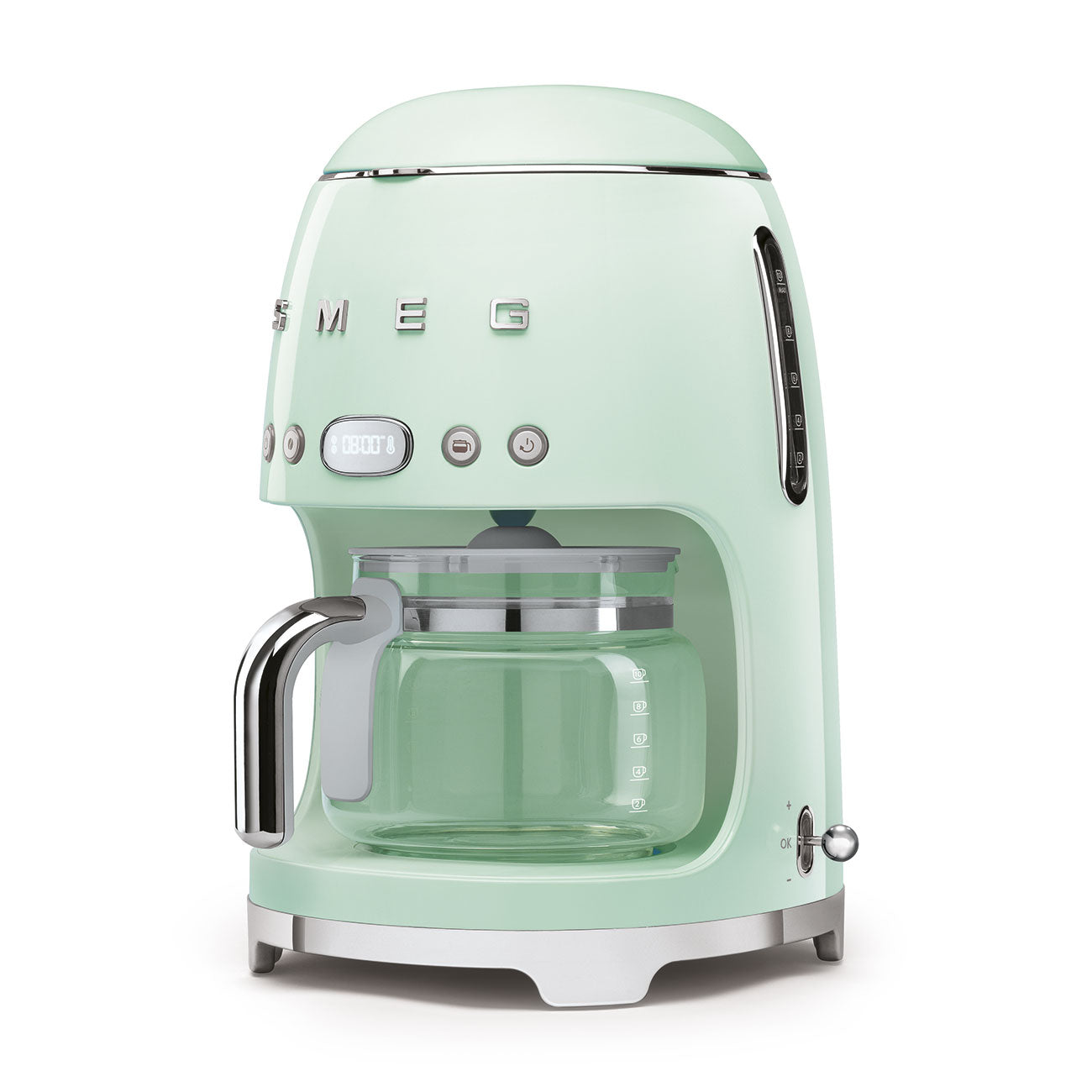 SMEG Drip Filter Coffee Machine, Pastel Green