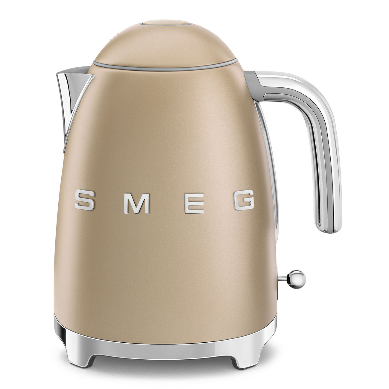 SMEG Kettle 3D Logo, Matte Champagne