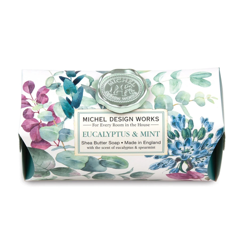 Michel Design Large Bath Soap, Eucalyptus and Mint