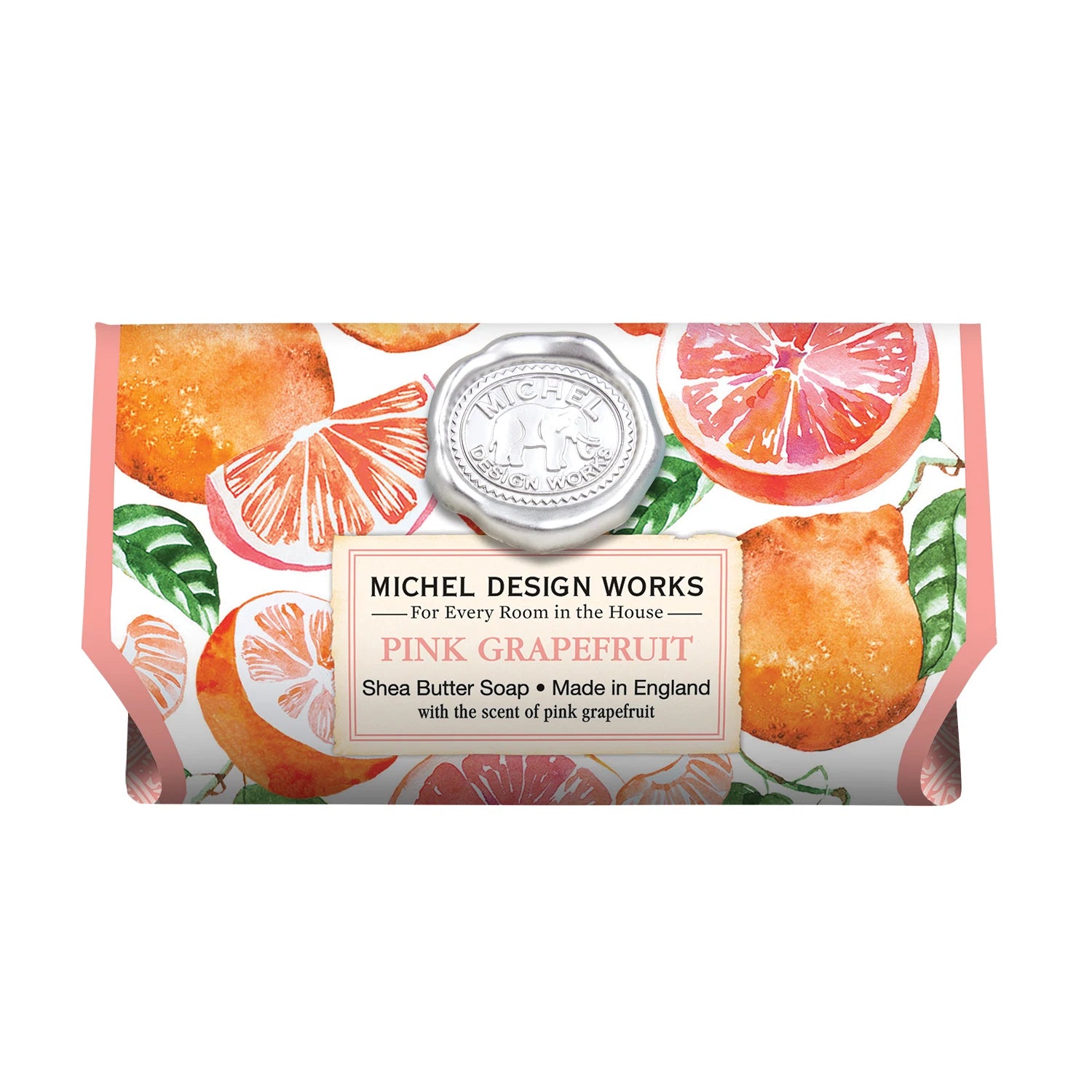 Michel Design Large Bath Soap, Pink Grapefruit
