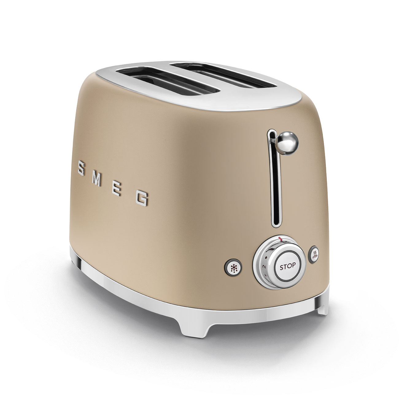 SMEG 2 Slice Toaster, Matt Champagne
