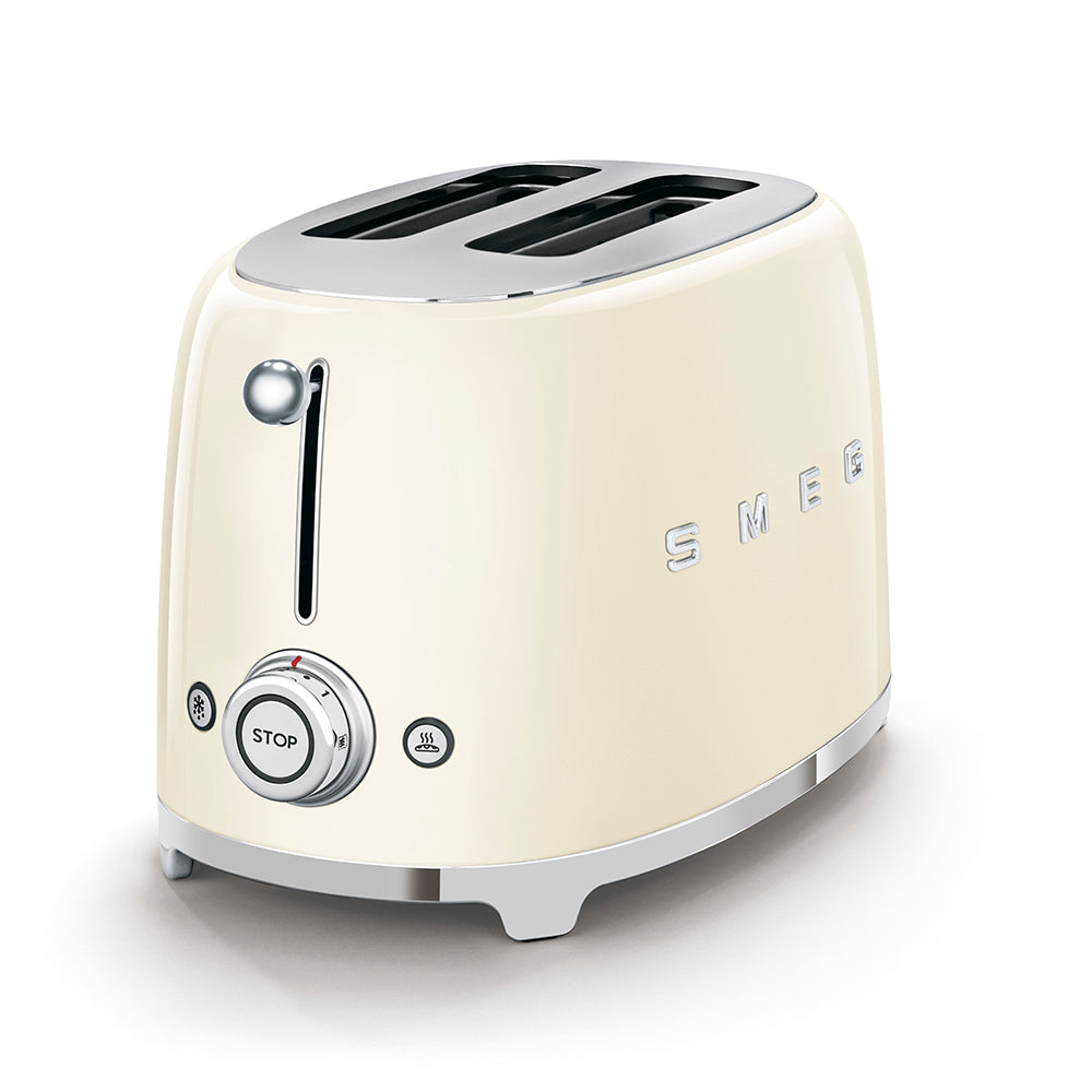 SMEG 2 Slice Toaster, Cream