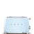SMEG 2 Slice Toaster, Pastel Blue